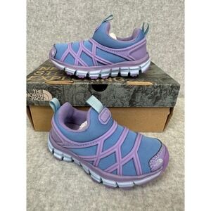 The North Face Youth Litewave Slip‎ On WR Shoes Size 7.5 Purple Blue